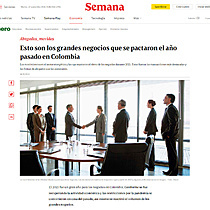 Esto son los grandes negocios que se pactaron el ao pasado en Colombia